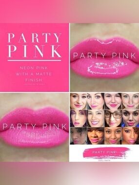 LipSense Party Pink Neon Matte — Vibrant Pink Lip Color